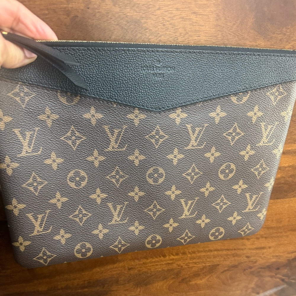 Louis Vuitton Brown Monogram Clutch/Pouch Bag